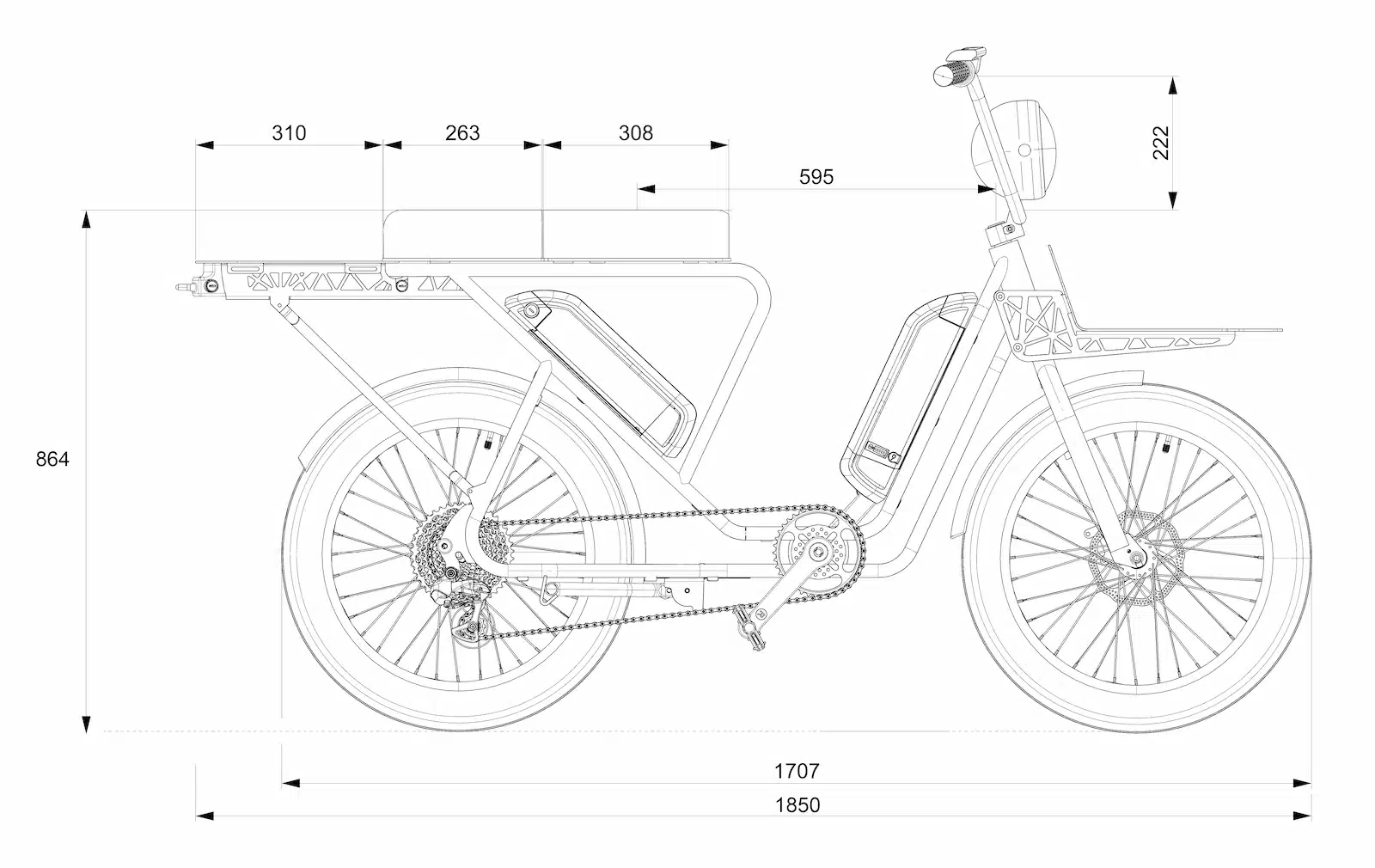 Geometrie Bolide kino bikes